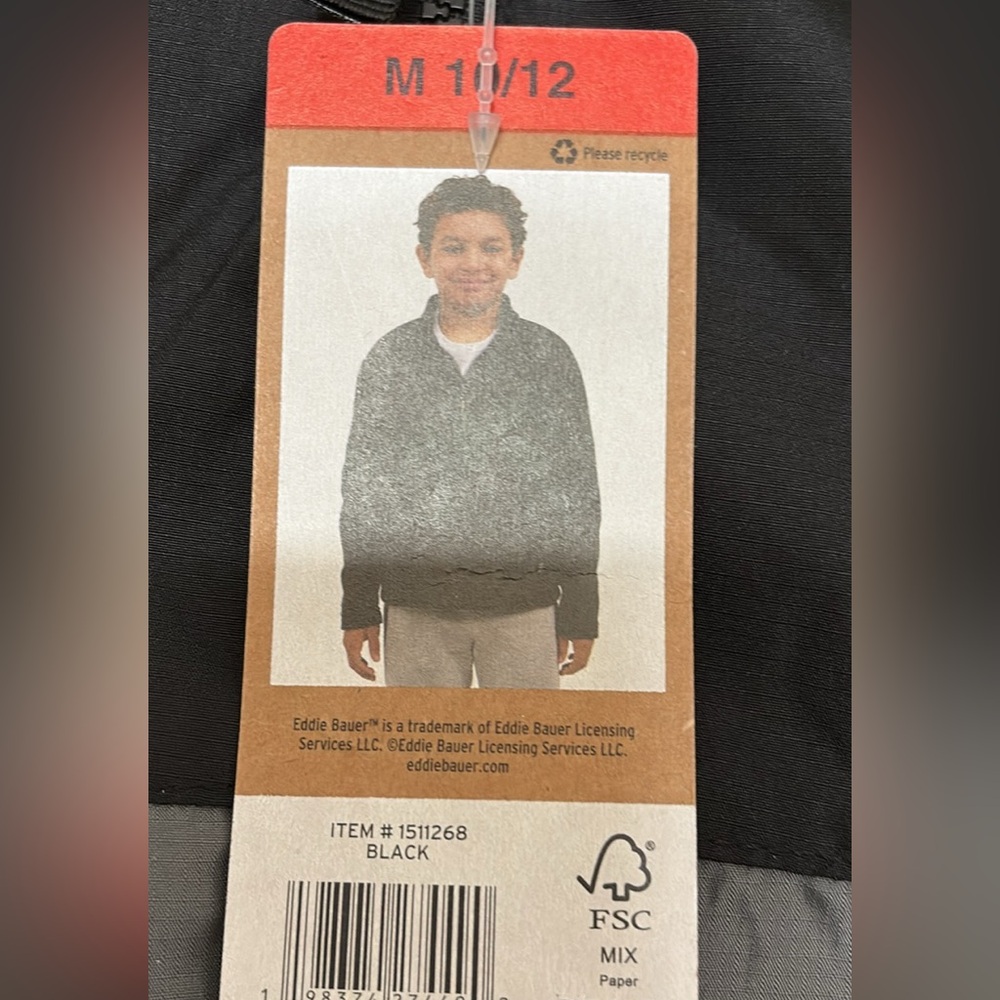 BRAND NEW W/TAGS BOYS EDDIE BAUER 3-IN-1 HOODED JACKET - Picture 2 of 5